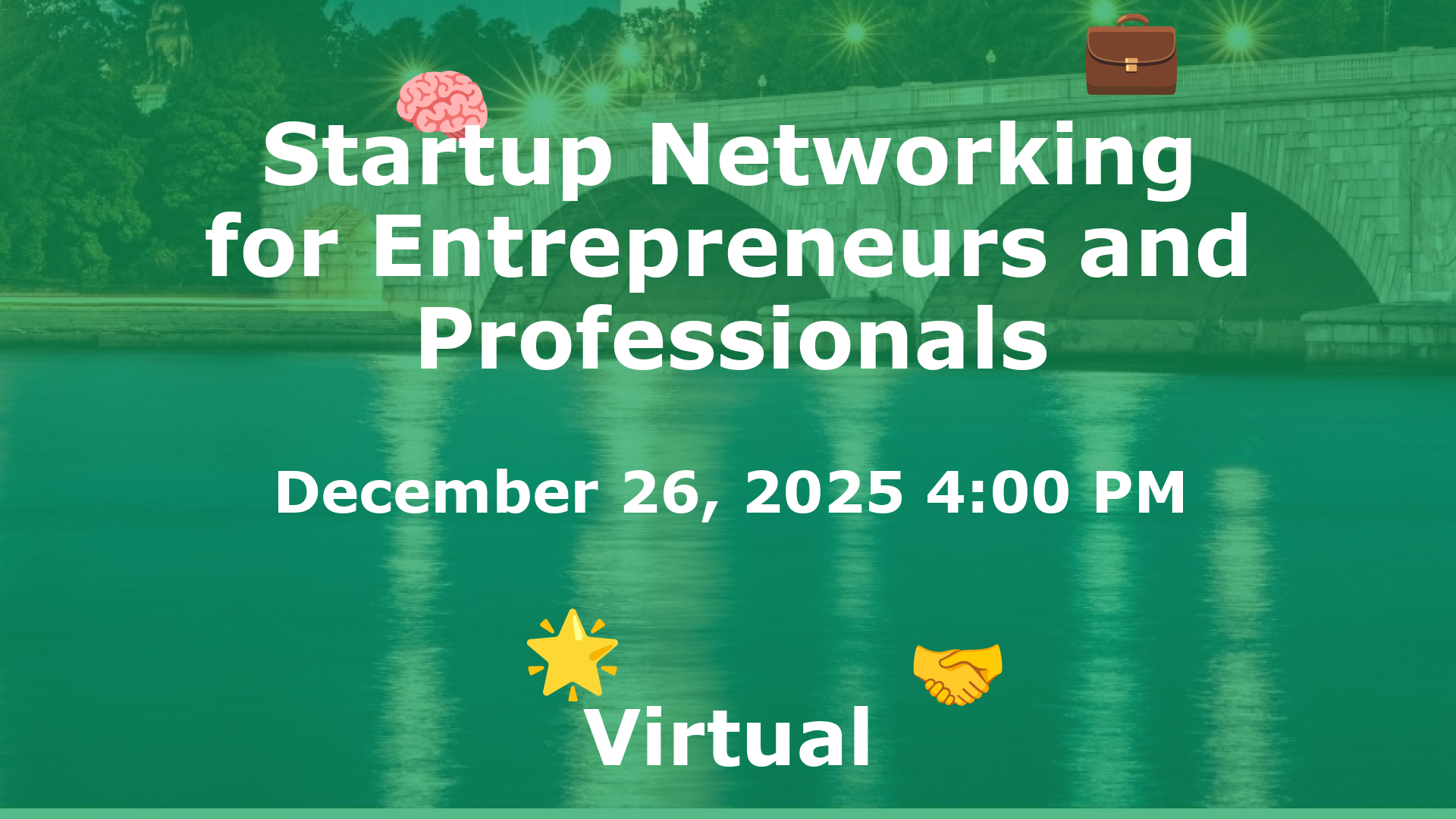 Startup Networking for Entrepreneurs and Professionals event image